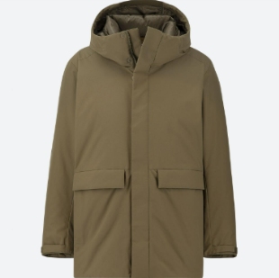 优衣库复合连帽外套,优衣库hybriddowncoat