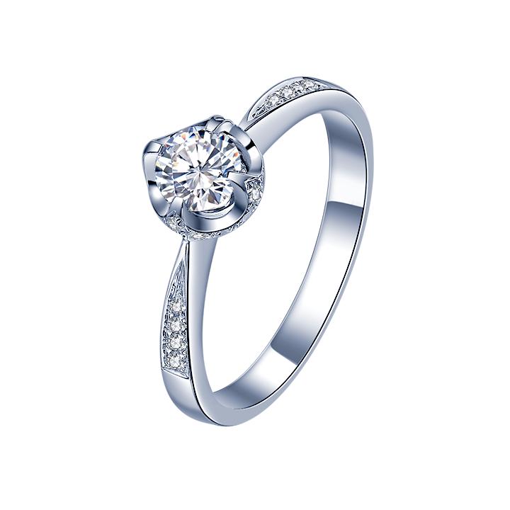 定制钻戒1.5克拉的钻戒价格多少,周大福50分的钻戒大概多少钱