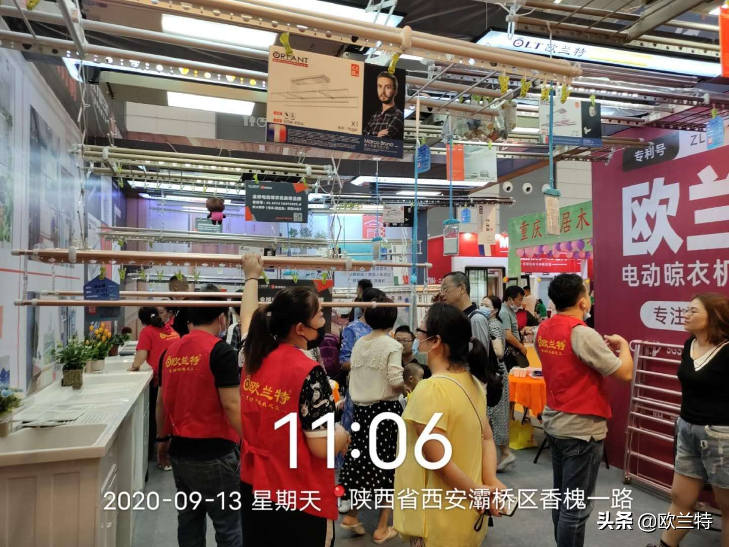 欧兰特2020西安家博会,火爆现场,展王者风范