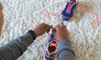 怎样教孩子系鞋带又快又好还不松,如何教孩子系鞋带还不松掉