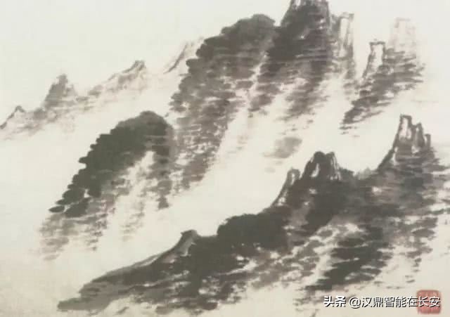 山水画技法山石的基本画法解析,中国山水画技法如何画山石