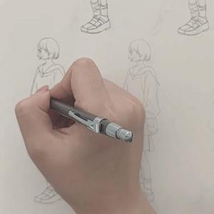 动漫人物只画一个头,大头动漫人物绘画