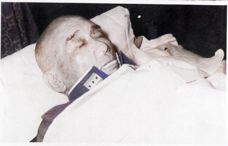 战犯老照片,处决日本七大战犯影像