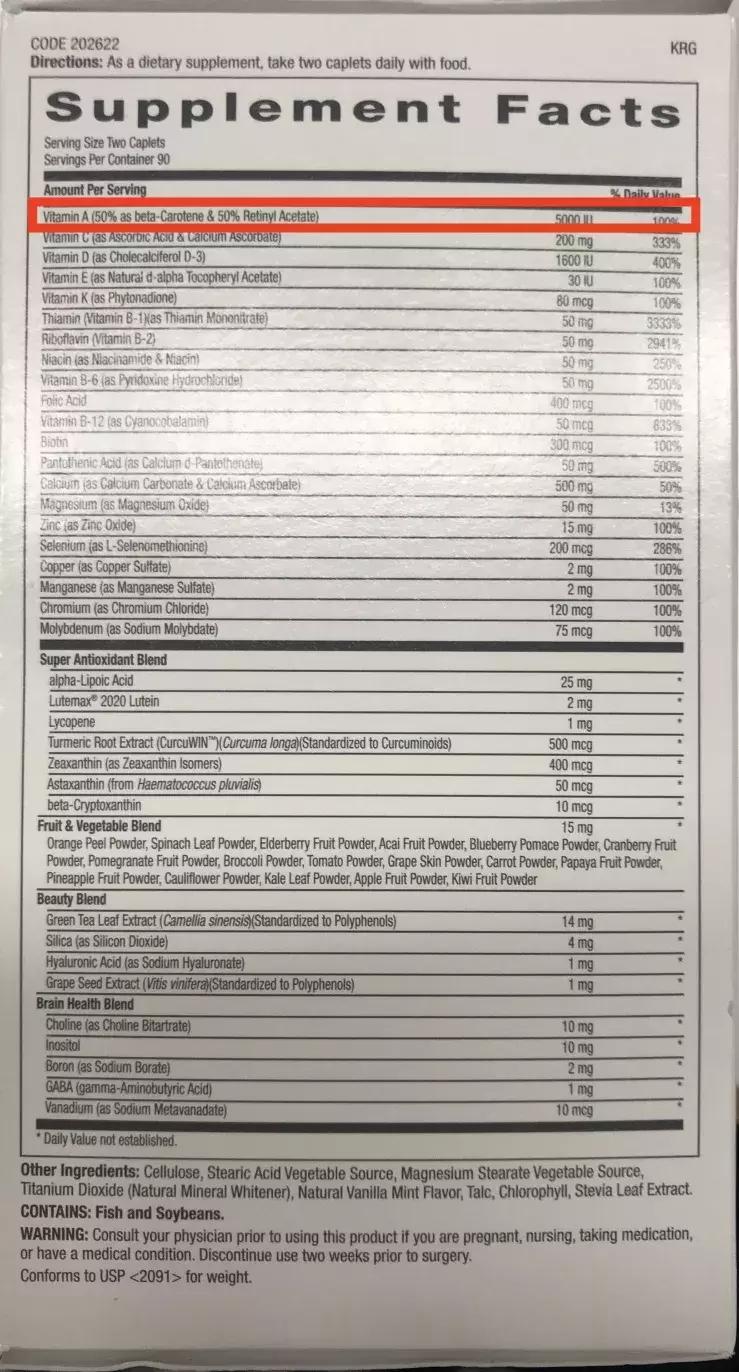 复合维生素一次几粒,每天吃一粒复合维生素就够了吗