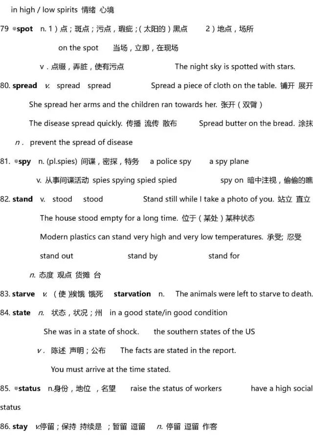 高考英语40篇搞定3500词解析,2022高三必背英语3500单词