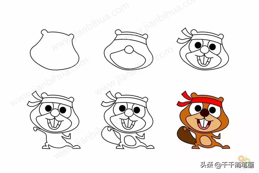 3-6岁儿童动物画入门教程,幼儿园动物画大全最简单