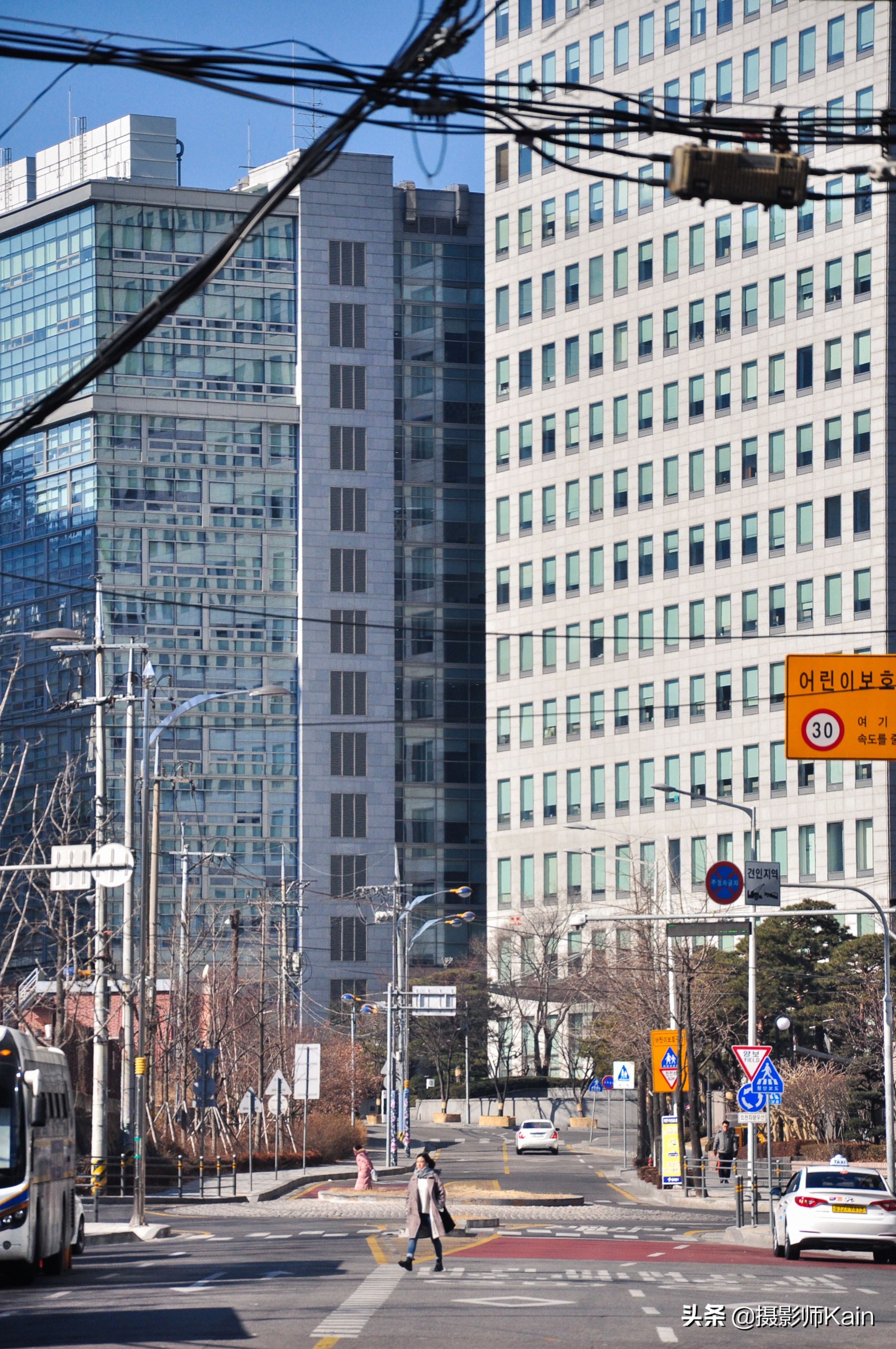 韩国首尔真实街景,寂寞烟火首尔风景