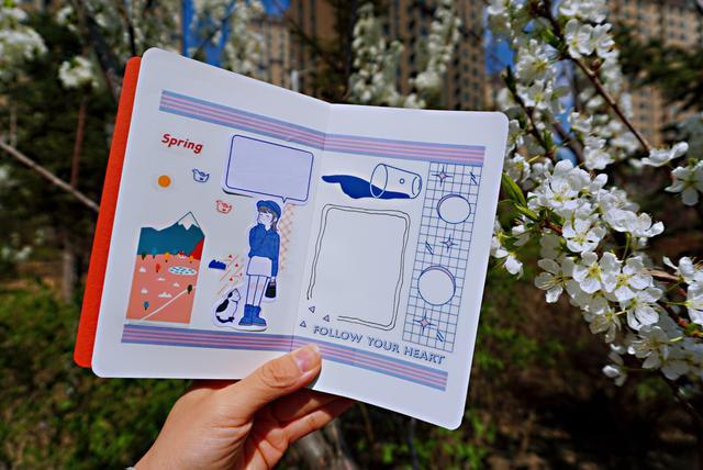 手帐新手买什么胶带,用自制手帐贴纸和自制胶带做手帐