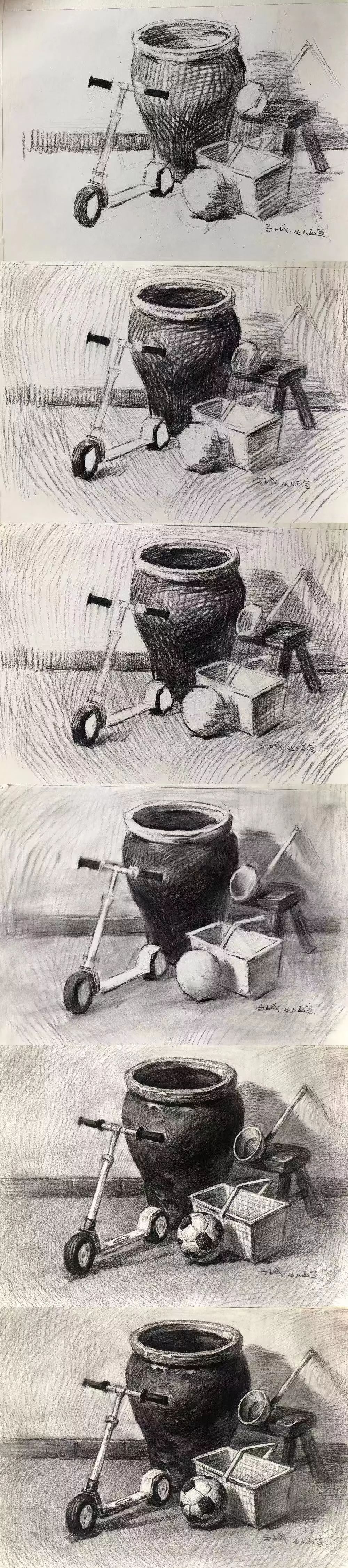 山东联考2021速写状元,2019年山东联考范画