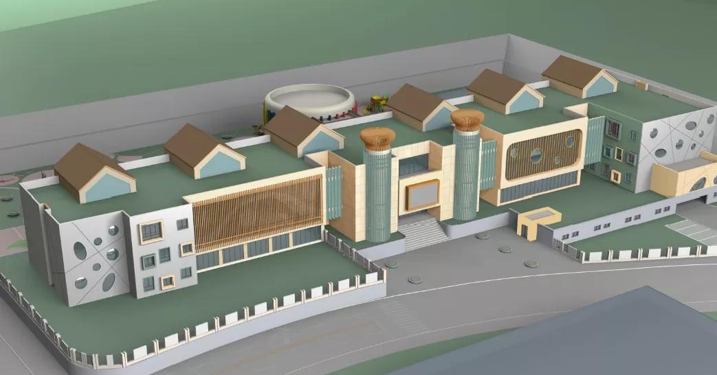 浙江省杭州市2018建设的幼儿园,杭州新建现代幼儿园效果图