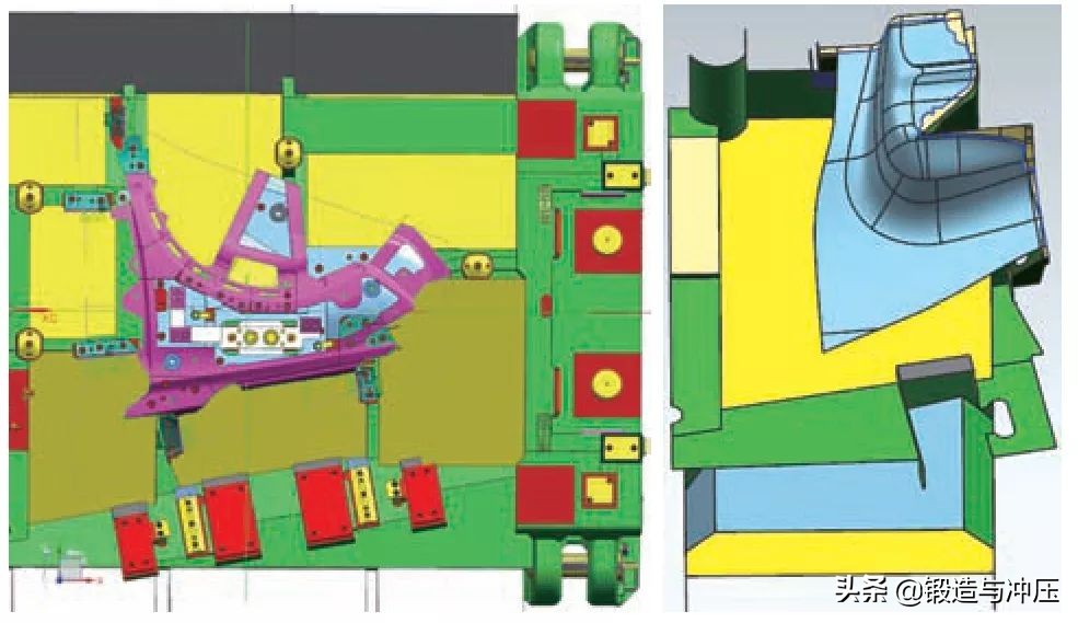 基于Dynaform的汽车翼子板修边废料下滑模拟研​究