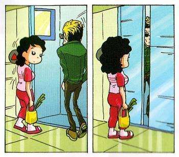 楼道里被普通东西吓一跳,遇到抢劫被吓尿了