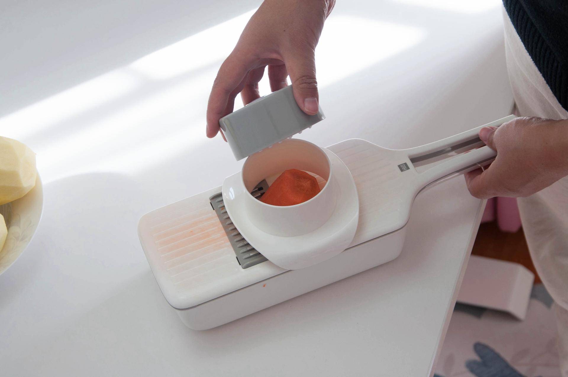 多功能切菜器厨房必备好物推荐,多功能不锈钢双面切菜板