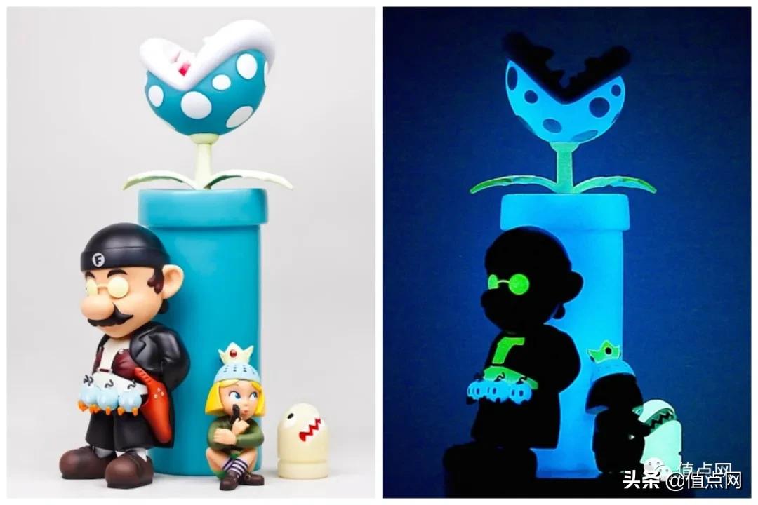 马里奥q版的公仔,figure公仔