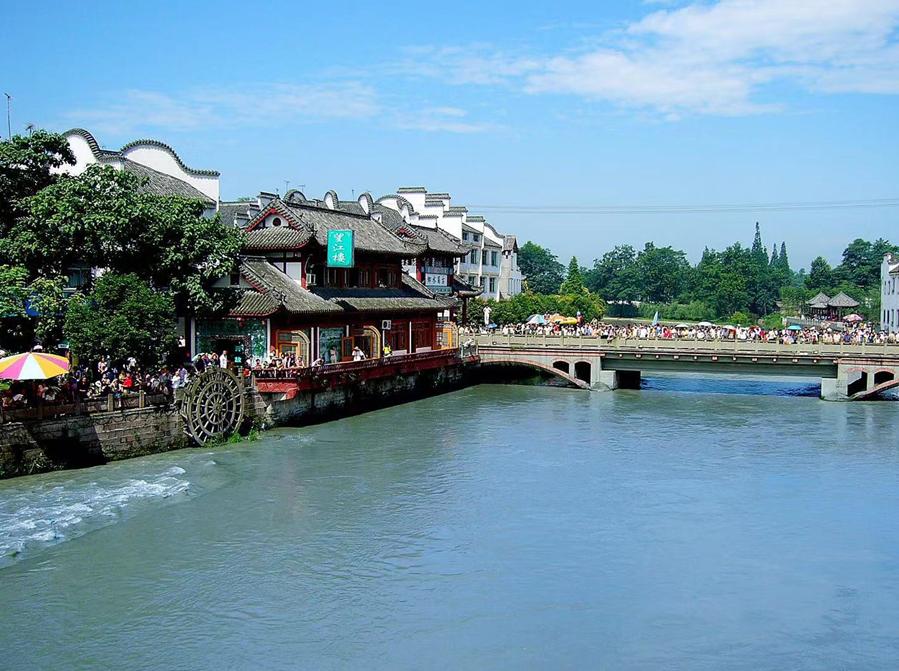 郫都三道堰水乡视频,郫都三道堰田园水乡