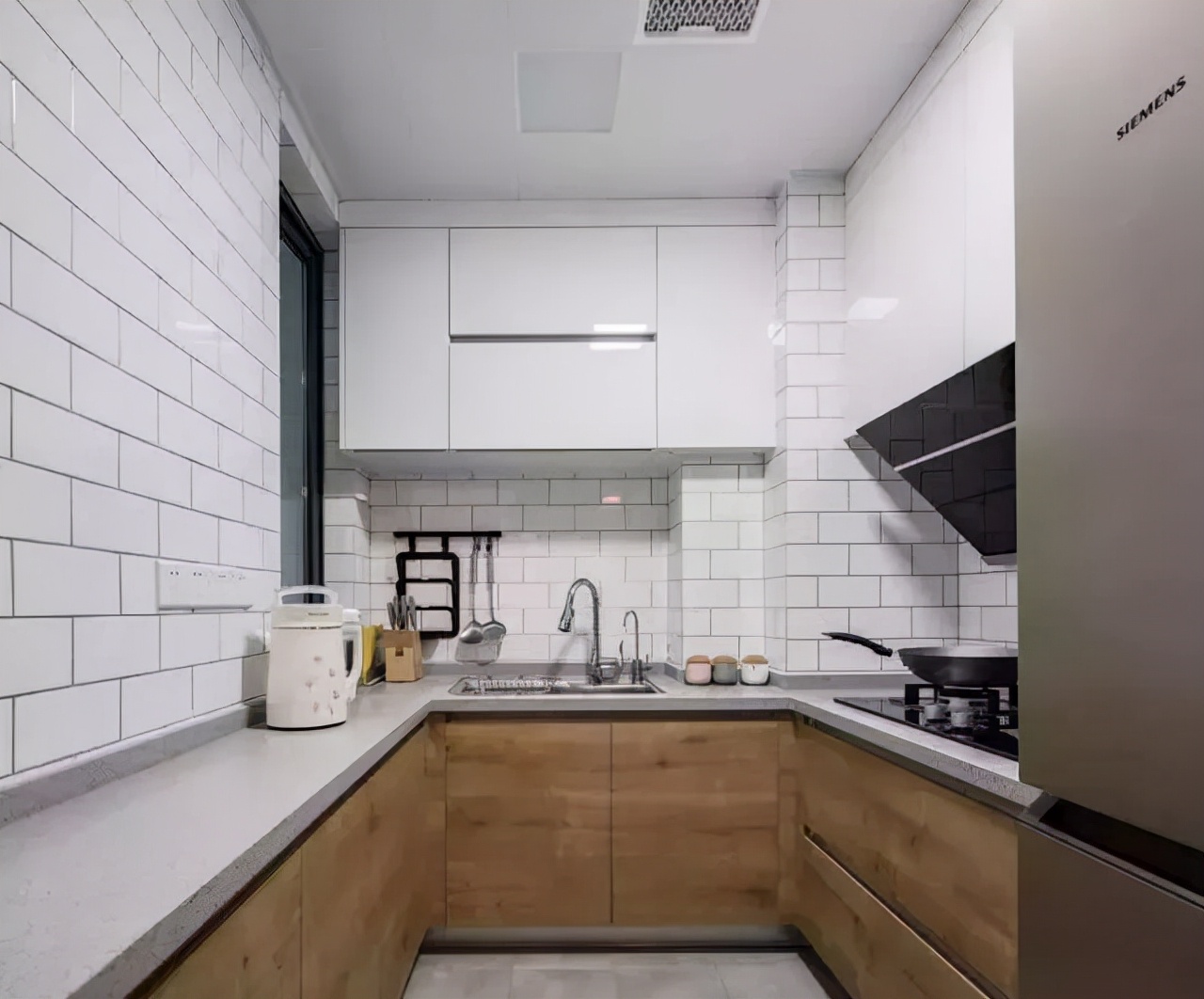 厨房吊柜高只做60厘米怎么补救,厨房吊柜45公分影响台面操作吗