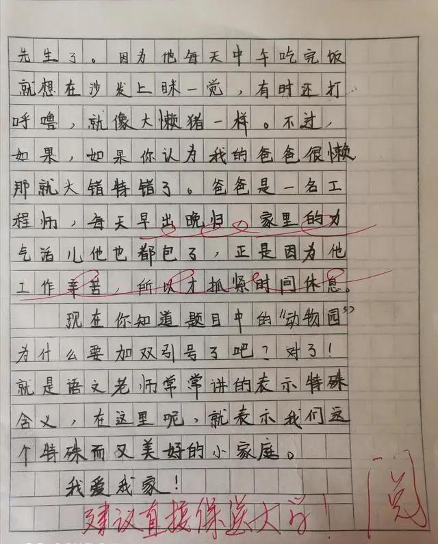 四年级作文小小动物园范文及评语,小学四年级小小动物园作文要求