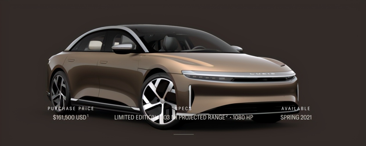 lucidair实车,lucidair入门车款发布