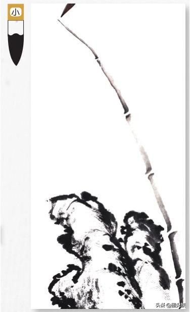 兰竹组合水墨画,兰竹图怎么画好看