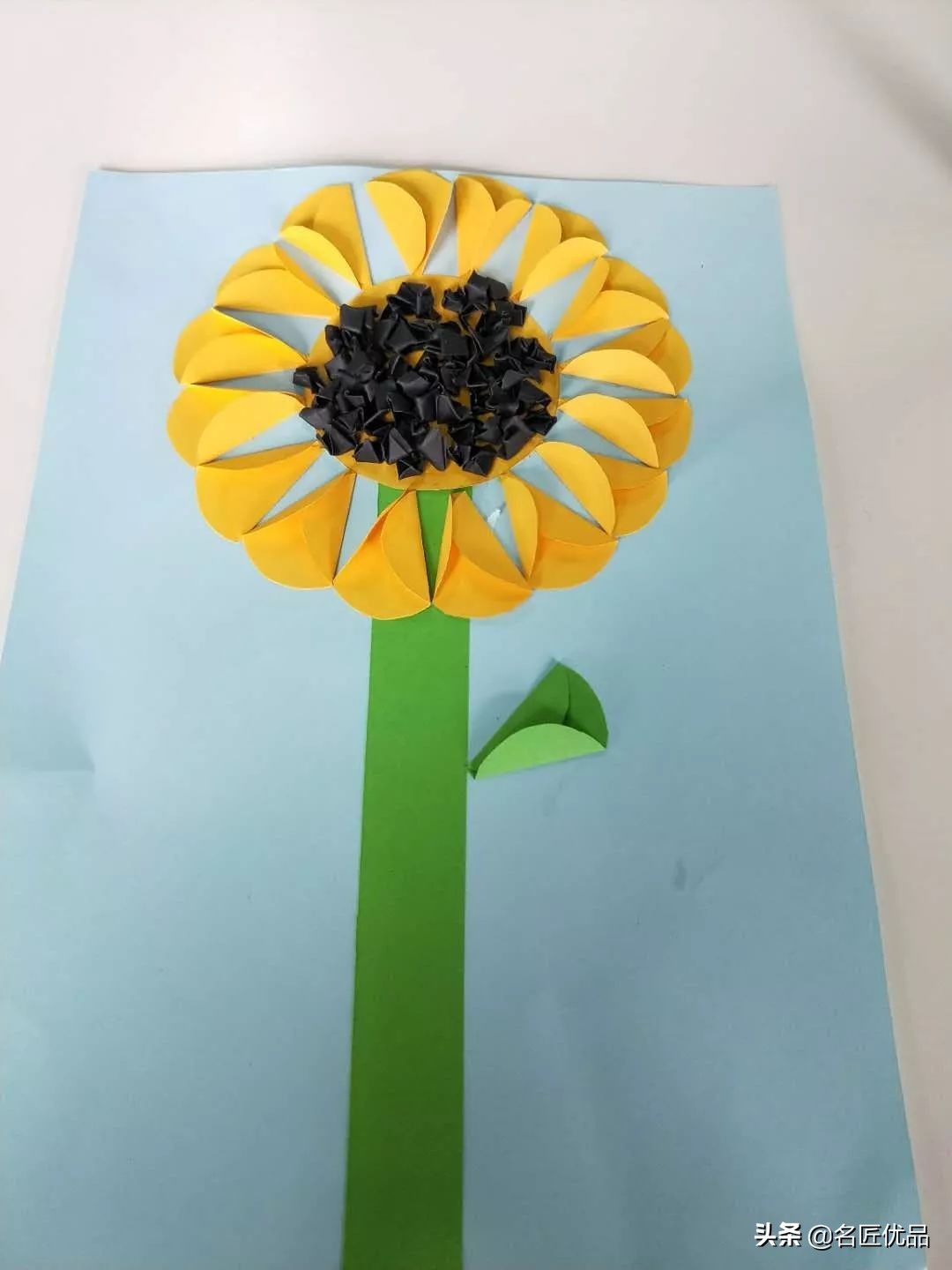 幼儿园向日葵绘本手工制作简单的,向日葵手工diy图片大全大图