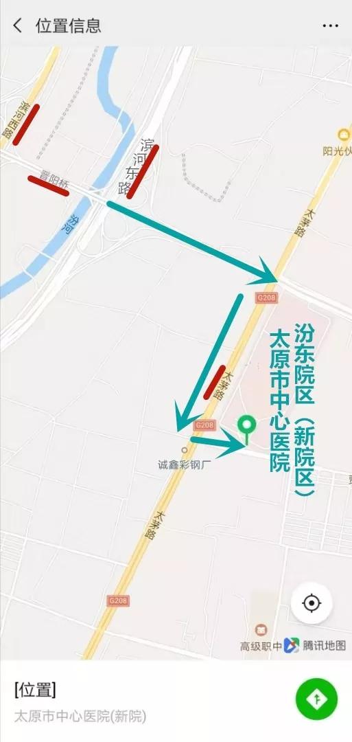 太原市中心医院汾东院骨科,太原市中心医院汾东院区门诊位置