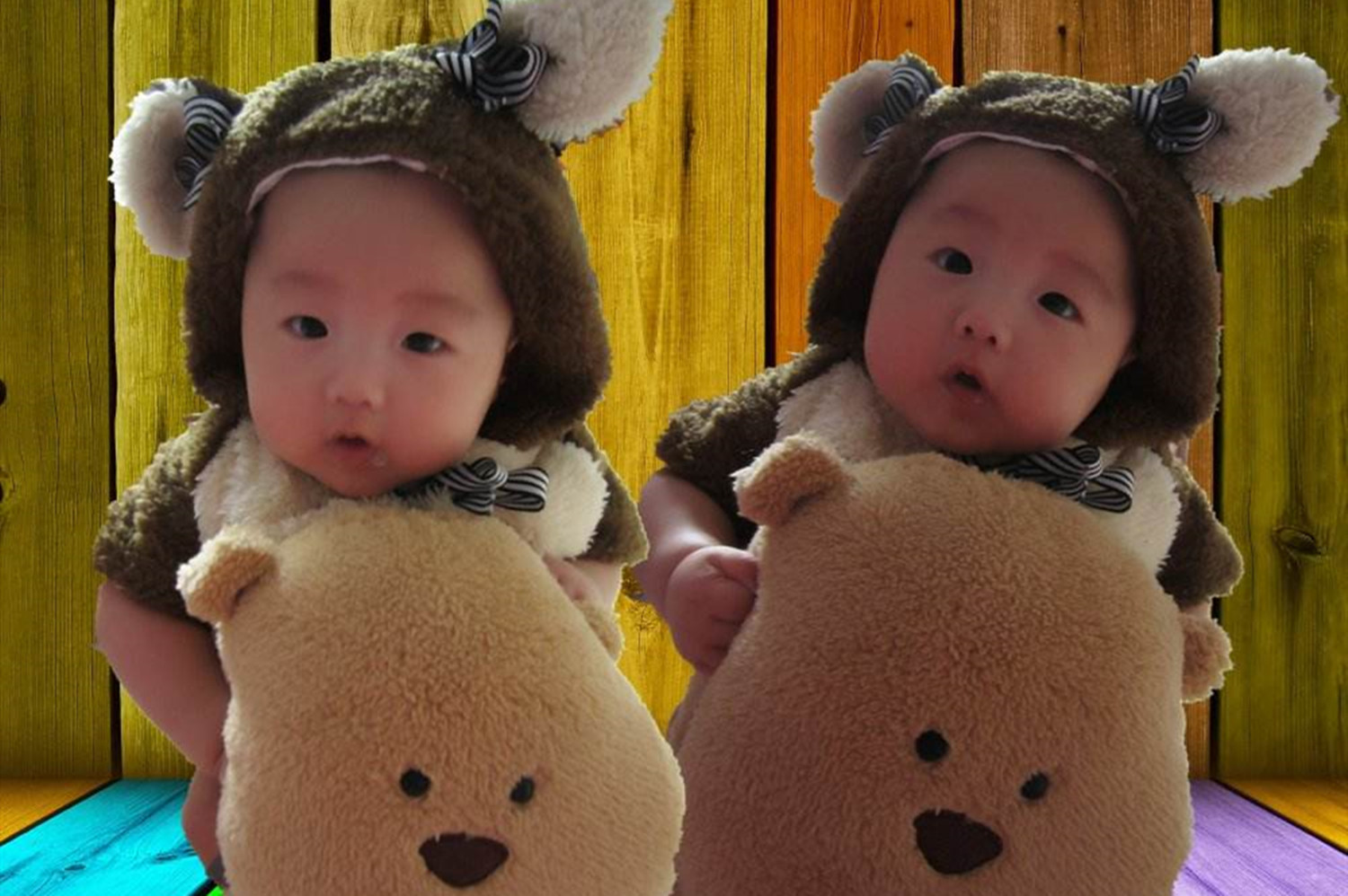 龙凤胎姐姐腹中被“吸收”，B超影像留弟弟腿上，网友：最美胎记