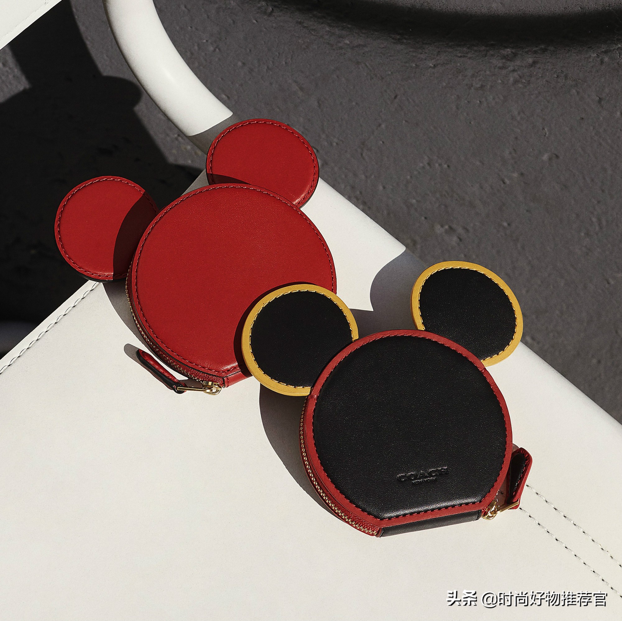 coach日记刺绣联名款,coachdisney联名包粉色