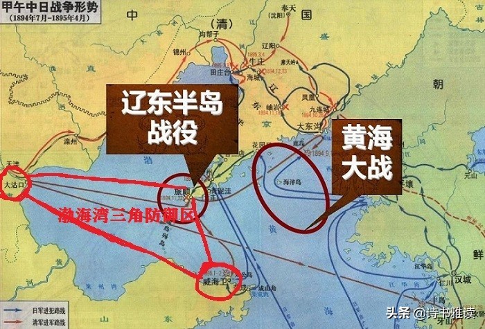 甲午海战作战方略比较,甲午海战军事分析