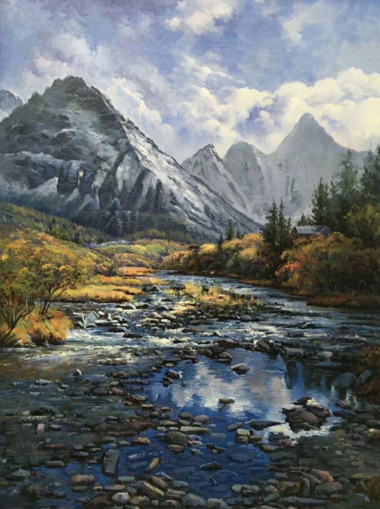 中国小幅油画作品大展作品集,三峡丹青油画作品