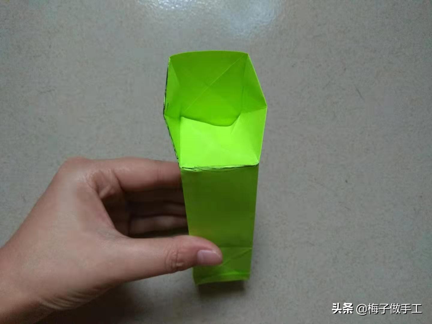 手工折纸牛奶盒很简单步骤,折纸手工牛奶盒简单又好看