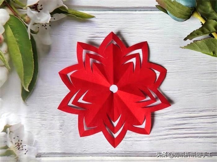 初步入门儿童剪窗花教程,零基础剪窗花教程