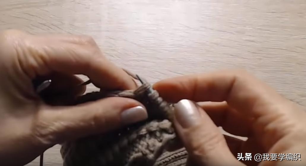织半指手套的教程,织手套冬女款教程