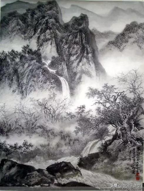 张利国画山水画欣赏,张富君山水画新作品图片