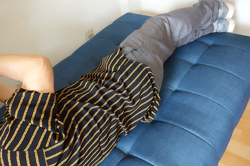 小户型法兰绒沙发床,小户型沙发床棉麻材质