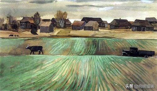 苏联人民艺术家,苏联画家亚历山大杰伊涅卡