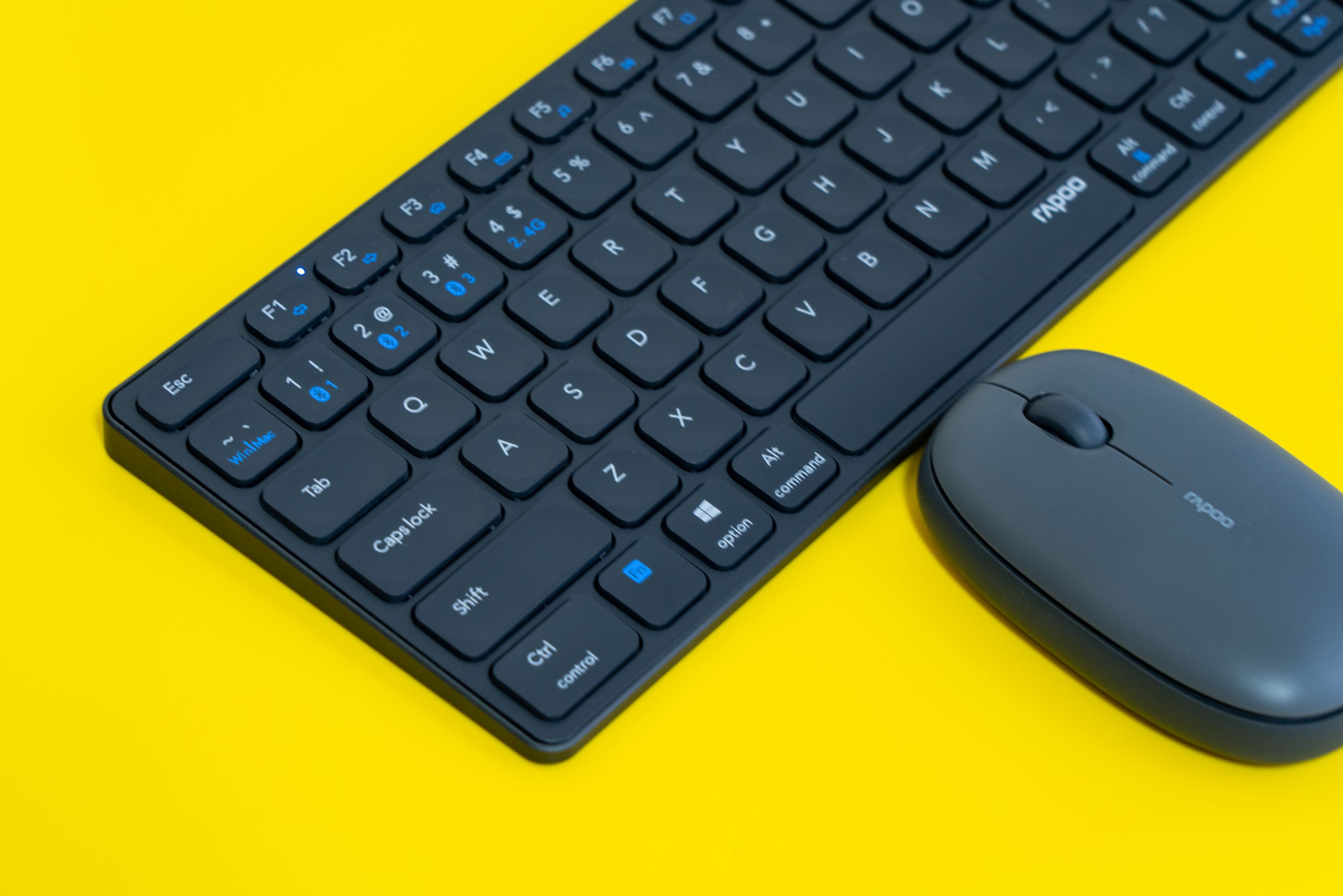 雷柏e9000g多模无线刀锋键盘体验,雷柏无线键鼠套装推荐