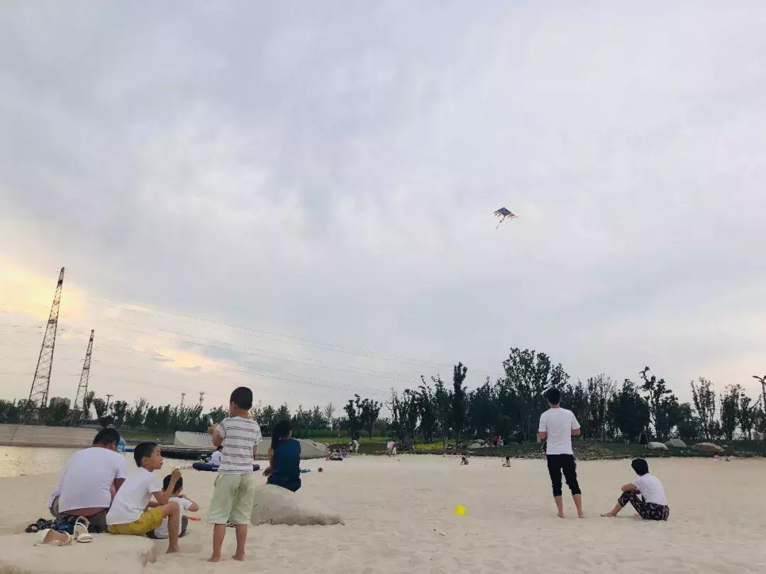 西安又添绝美海滩,西安网红打卡白沙滩