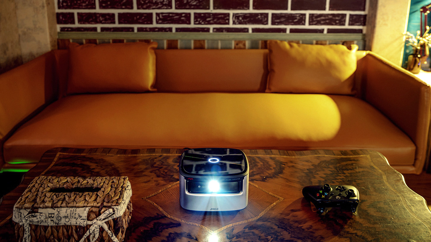 智能投影幕布,微投影坚果