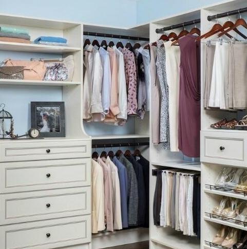 开放式衣柜简单又实用的方法,开放式衣柜怎么布置鲜艳明亮