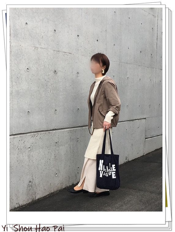 休闲风宽松连帽外套穿搭,日系防风连帽外套搭配