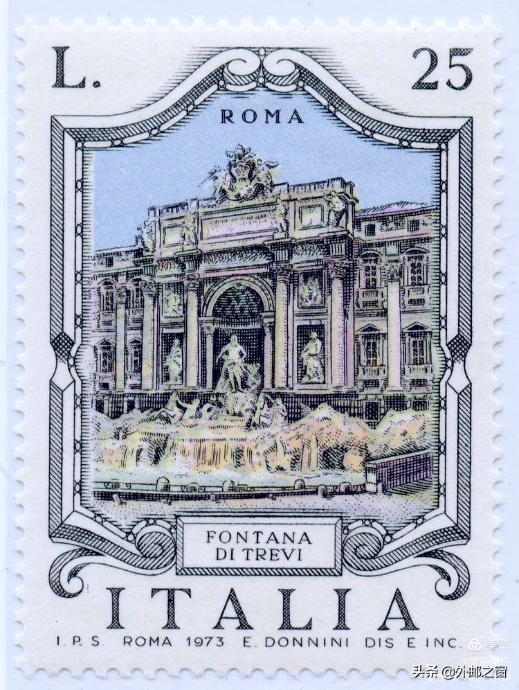 意大利1998年发行雕刻版邮票,意大利存世18个月的邮票