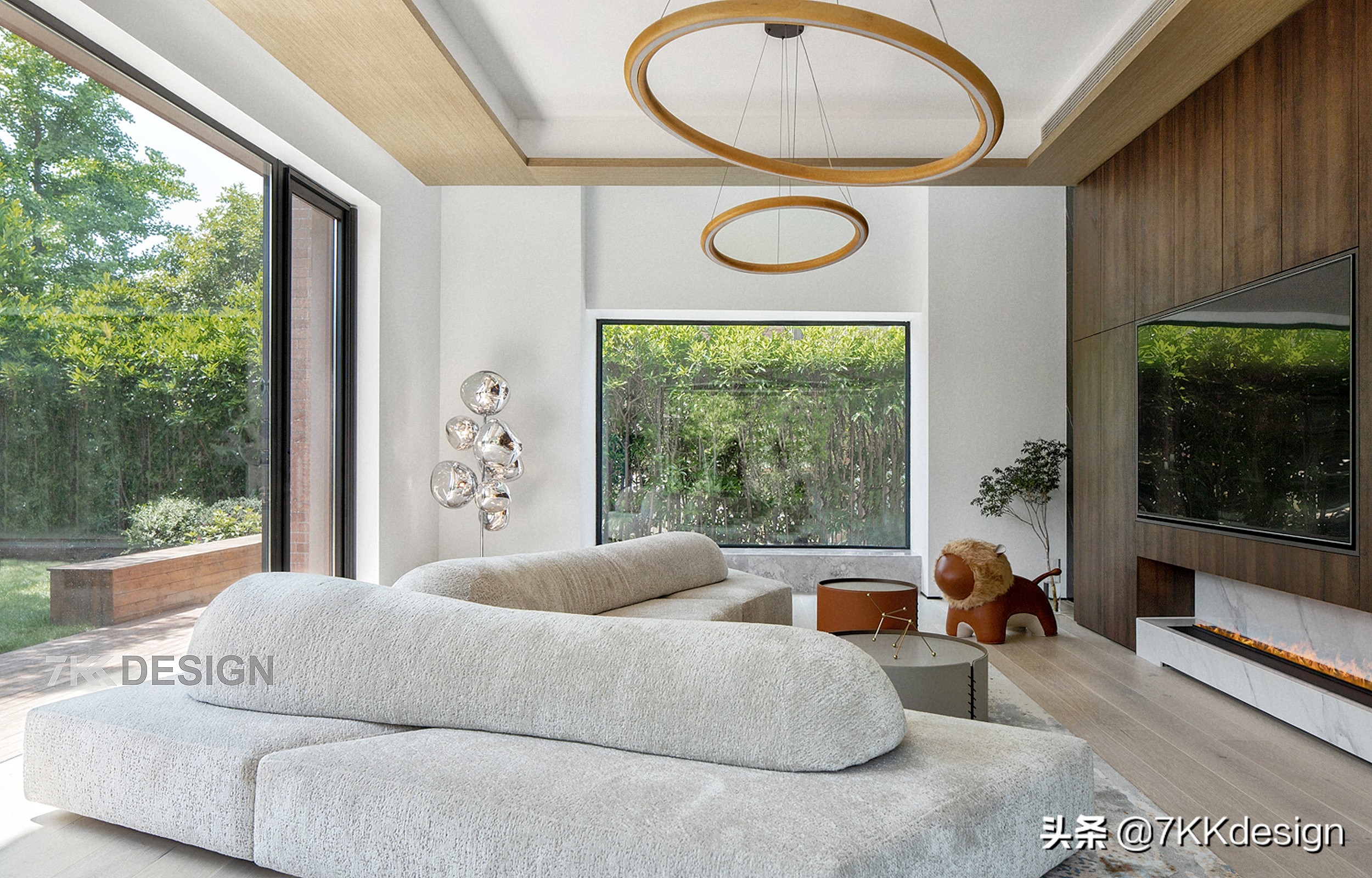 海边联排别墅小院实景现代轻奢,独栋带院子的小别墅年代感