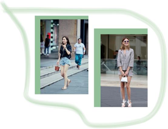 显腿型的凉鞋,粗跟凉鞋穿出女人的气质不累脚