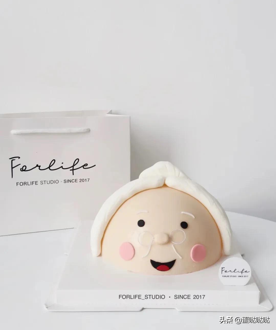 送长辈的生日蛋糕创意,喜庆生日蛋糕款式高级感