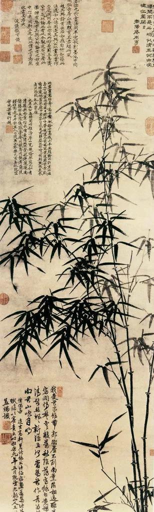 大师画竹里馆,大师画竹欣赏