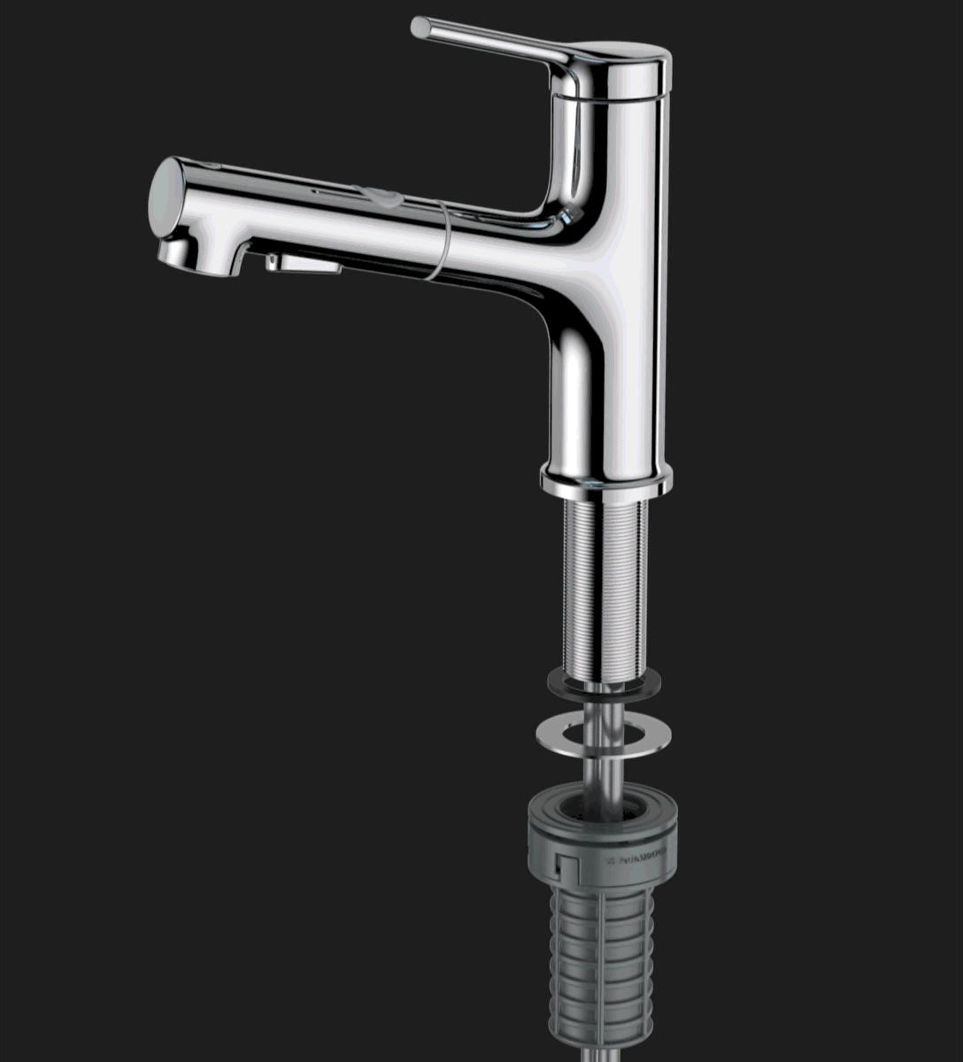 免拆龙头热水龙头厨房家用,厨卫清洁水龙头