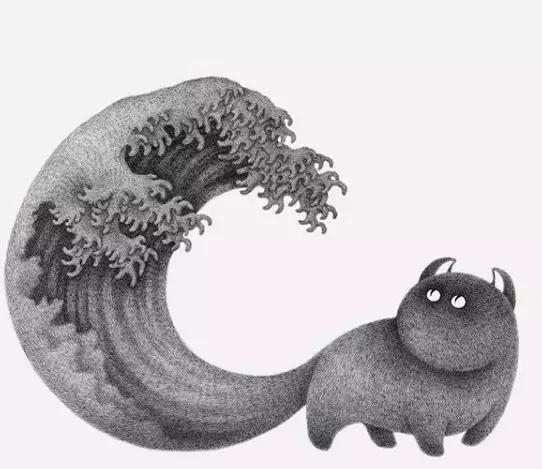 她用2元针管笔作画便惊艳了世界,他用粉笔画了一只猫