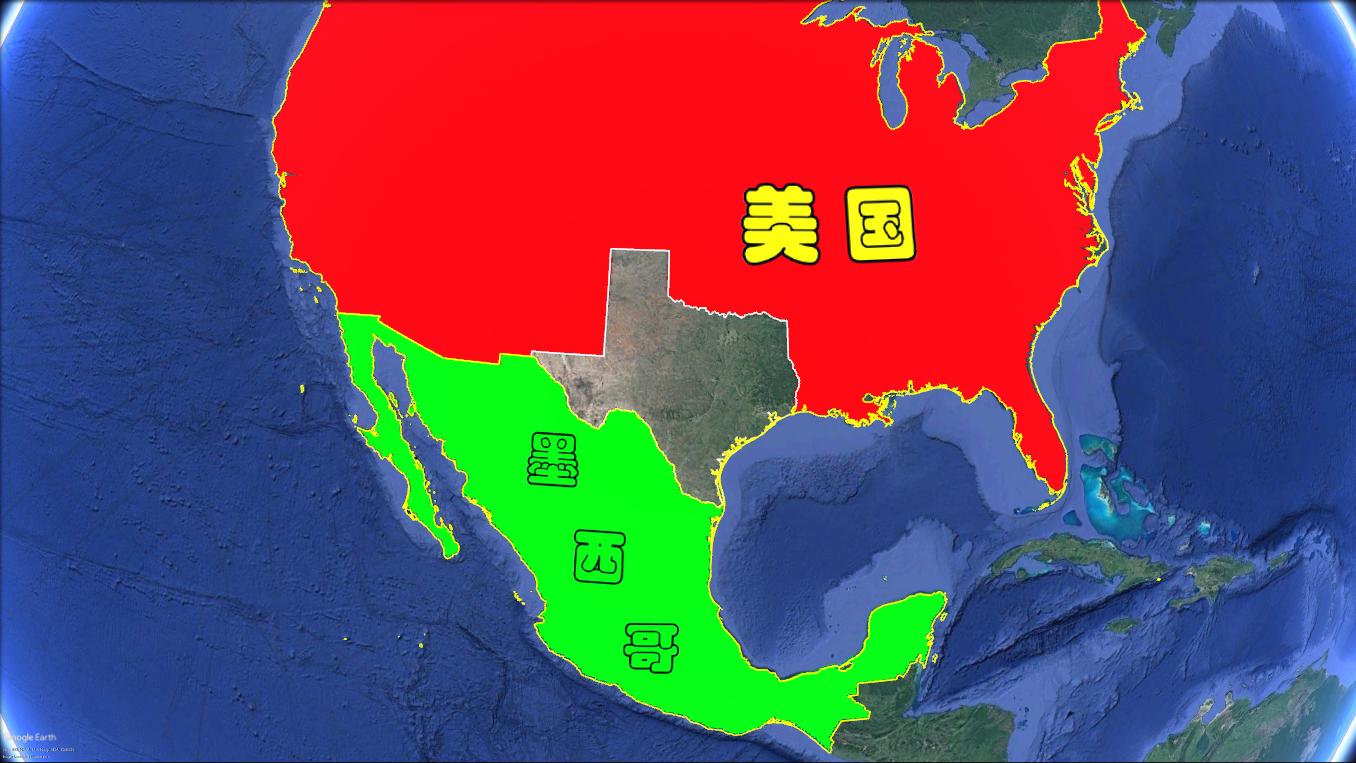 墨西哥被美国占了多少地,曾经的墨西哥领土有多强大
