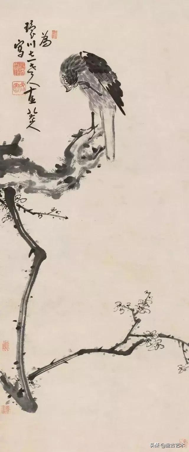 画出艺术家人生大寂寞的国画艺术作品——盘古油画艺术