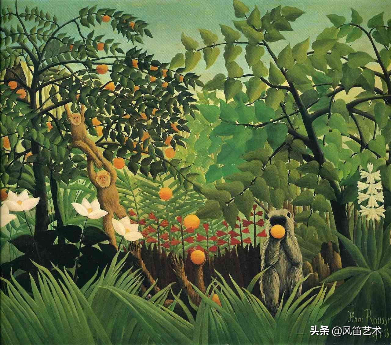 亨利卢梭艺术,亨利卢梭艺术风格